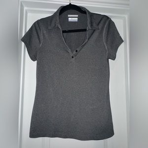Colombia light woman’s omniwick advanced evaporation small gray polo